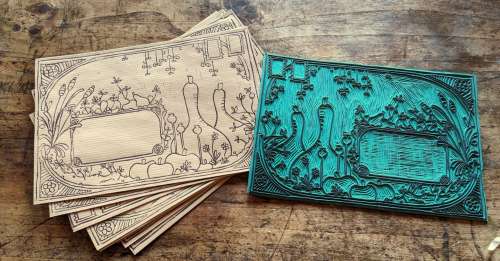 enveloppes artisanales pour l'éxpédition des graines