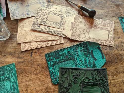 enveloppes artisanales pour l'éxpédition des graines