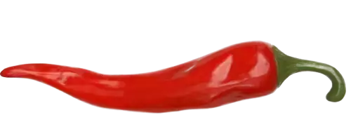L'image montre un bon piment rouge