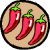 Puissance des piments Piquant fort (10 000 – 50 000 unités Scoville)